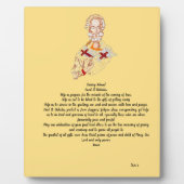 Ezel Met Canvas : Sint Nicolaas Gebed Fotoplaat (Voorkant)