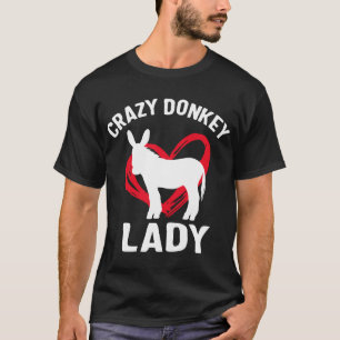 Ezel Moeder Shirt Gek Ezel Dame Grappig Dier