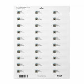 Ezel Portret Retouradres Labels (Full Sheet)