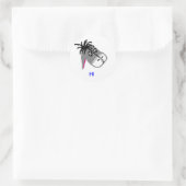 EZEL, RONDE STICKER (Tas)