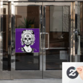 EZELIN RAAMSTICKER (Kantoordeur)