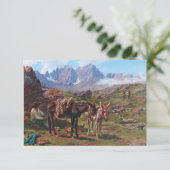 Ezels in de Pyreneeën (Rosa Bonheur) Kaart (Staand voorkant)
