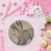 Ezels - Ronde papieren Borden Papieren Bordje (Feest)