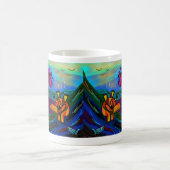 ezels zwemmen koffiemok (Center)