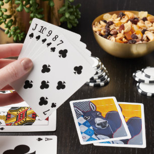 Ezelstoot Schilderij van Alfred Fox Pokerkaarten