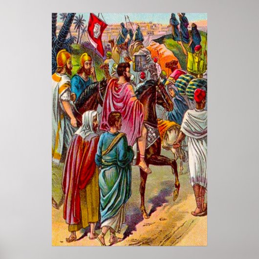 Ezra 1 Affiche de retour à Jérusalem (Devant)