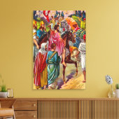 Ezra 1 Terug naar Jeruzalem Canvas Afdruk (Insitu (Woonkamer))