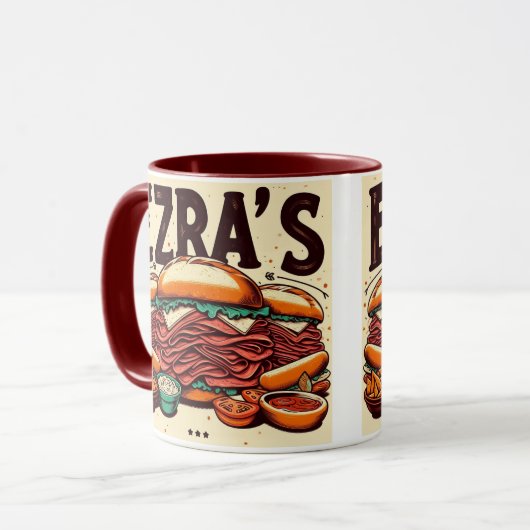 Ezra's Deli Two Tone Mug (Devant gauche)