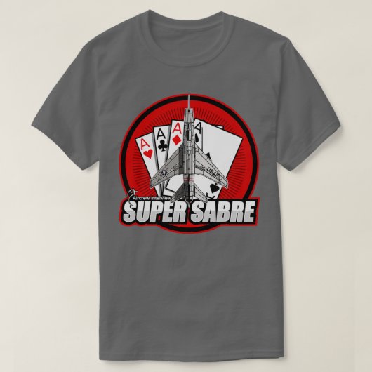 F100 Super Saber (2) T-shirt (Design voorkant)