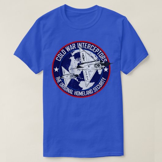 F102 Delta Dagger Kold War Interceptors in nood T-shirt (Design voorkant)