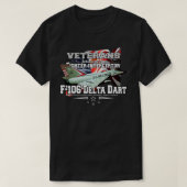 F106 Delta Dart-interceptor-vliegtuig T-shirt (Design voorkant)