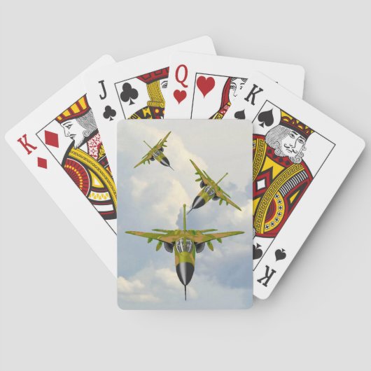 F111 FIGHTERS IN UW GEZICHT POKERKAARTEN (Achterkant)