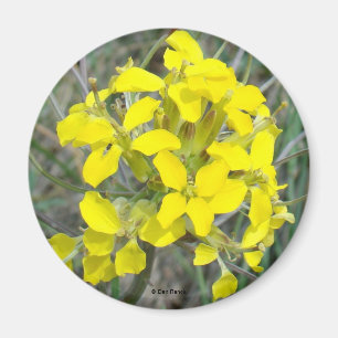 F14 Gele Wilde Bloemen Magneet