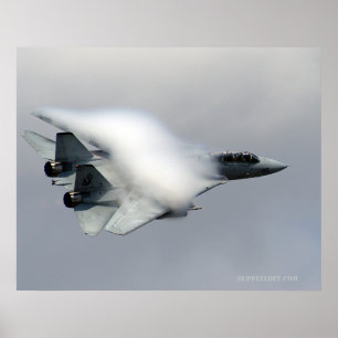 F14 in hogesnelheidspas poster
