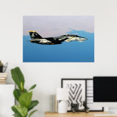 F14 Jolly Rodger over Irak Poster (Thuiskantoor)