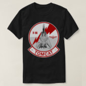 F14 Tomcat Patch  T-shirt (Design voorkant)