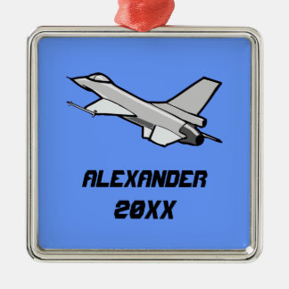  F16 Fighting Falcon-ontwerp Metalen Ornament