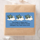 F16 Strijd tegen valkstrijder in vlucht Etiket (Insitu)