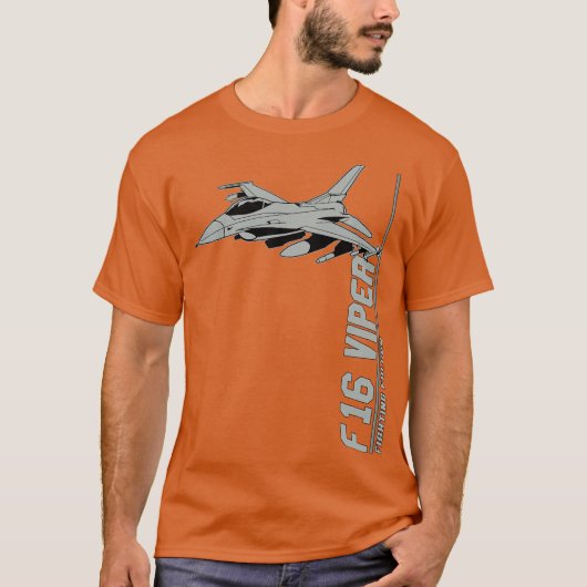 F16 Viper Fighting Falcon Jet Fighters T-shirt (Voorkant)