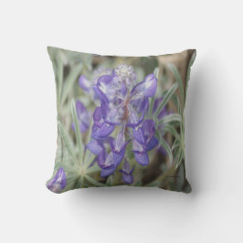 F18 Paarse wilde bloemen Kussen