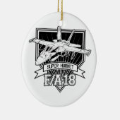 F18 Super Hornet Keramisch Ornament (Rechts)