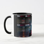 F1 2026 Calendar Mug (Gauche)