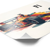 F1-poster Foto Afdruk (Hoek)