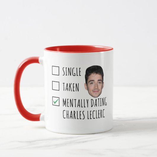 F1, single genomen mentaal dating Charles Leclerc Mok (Links)