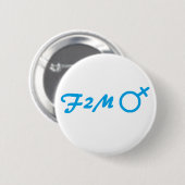 F2M-transgenderknop Ronde Button 5,7 Cm (Voorkant /achterkant)