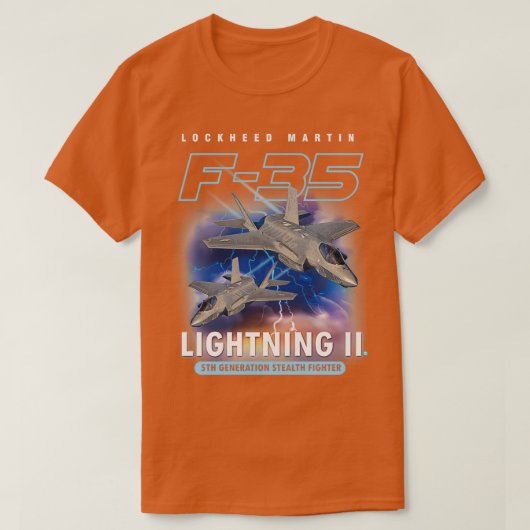 F35 Lightning II Pilot Gift T-shirt (Design voorkant)
