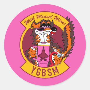 F35 Wild Weasel-echtgenotes sticker