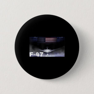 F47 Fighter Jet F-47 Jet Fighter Vliegtuig Ronde Button 5,7 Cm