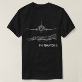 F4 Phantom Fighterjet T-shirt (Design voorkant)