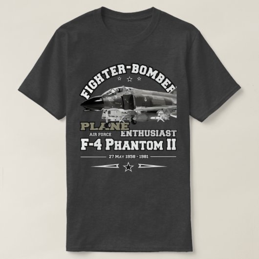 F4 PHANTOM II jachtbommenwerper T-shirt (Design voorkant)
