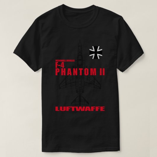 F4 Phantom II Luftwaffe T-shirt (Design voorkant)