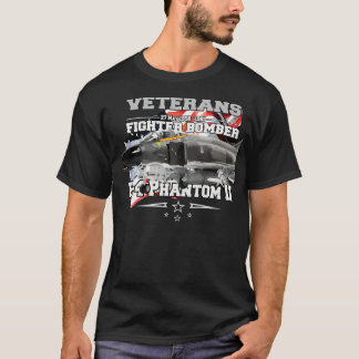 F4 Phantom II supersonische straalinterceptor T-shirt