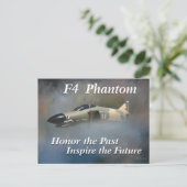 F4 Phantom-kaart Briefkaart (Staand voorkant)