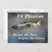 F4 Phantom-kaart Briefkaart (Voorkant / Achterkant)