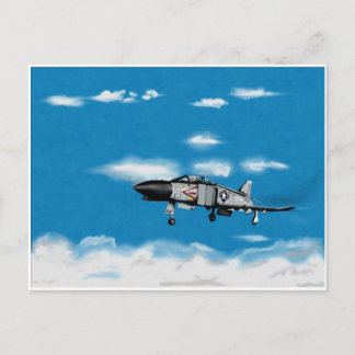 F4 Phantom Navy Jet Fighter Briefkaart