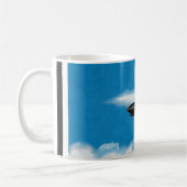 F4 Phantom Navy Jet Fighter Koffiemok (Links)