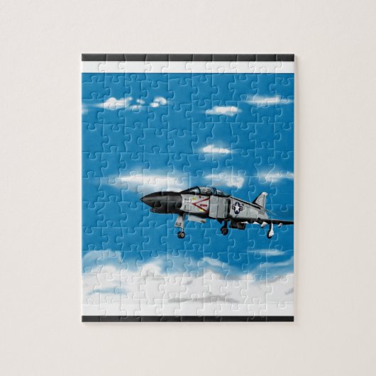 F4 Phantom Navy Jet Fighter Legpuzzel (Verticaal)