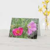 F4 Wilde Rozen Kaart (Gele Bloem)