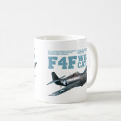 F4F Wildcat | WW2 Plane Koffiemok (Voorkant rechts)