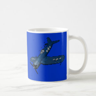 F4U4 CORSAIR ZWARTE SCHAPEN SQUADRON KOFFIEMOK