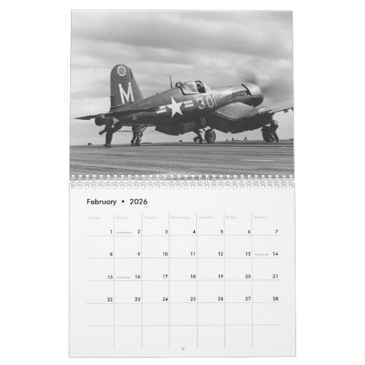F4U Corsair Kalender (Feb 2026)