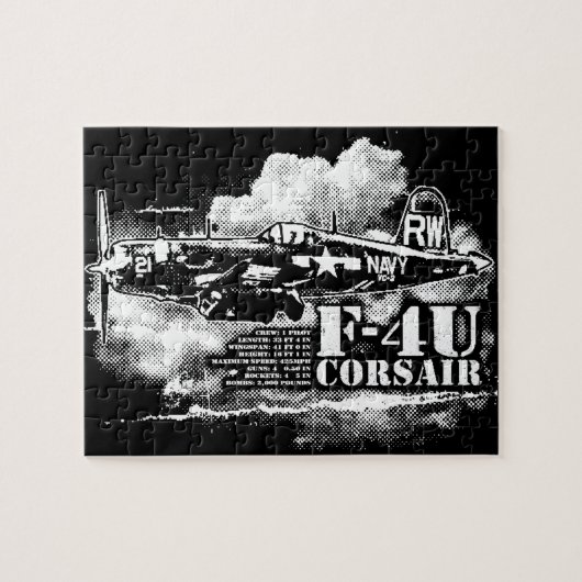 F4U CORSAIR LEGPUZZEL (Horizontaal)