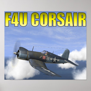 F4U CORSAIR "Lucybelle"-poster Poster