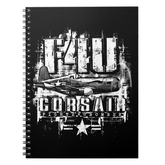 F4U CORSAIR NOTITIEBOEK (Voorkant)