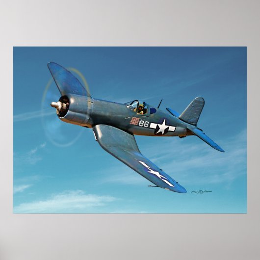 F4U Corsair Poster (Voorkant)