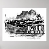 F4U CORSAIR POSTER (Voorkant)
